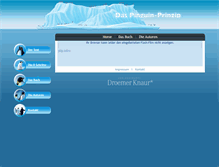 Tablet Screenshot of das-pinguin-prinzip.com